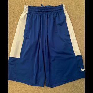 Size Small Mens Nike Blue & White Gym Shorts